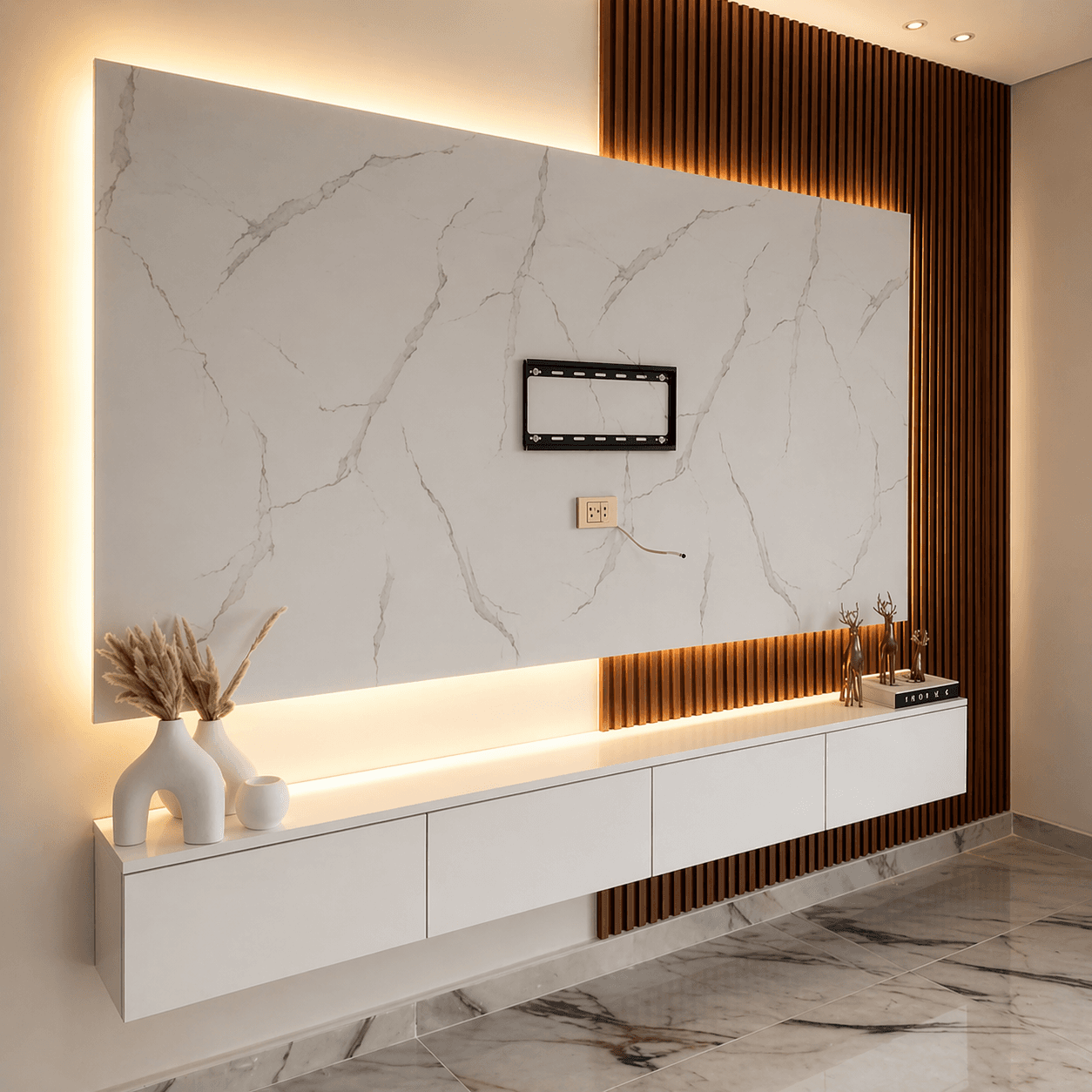 Habillage mural Marble Line