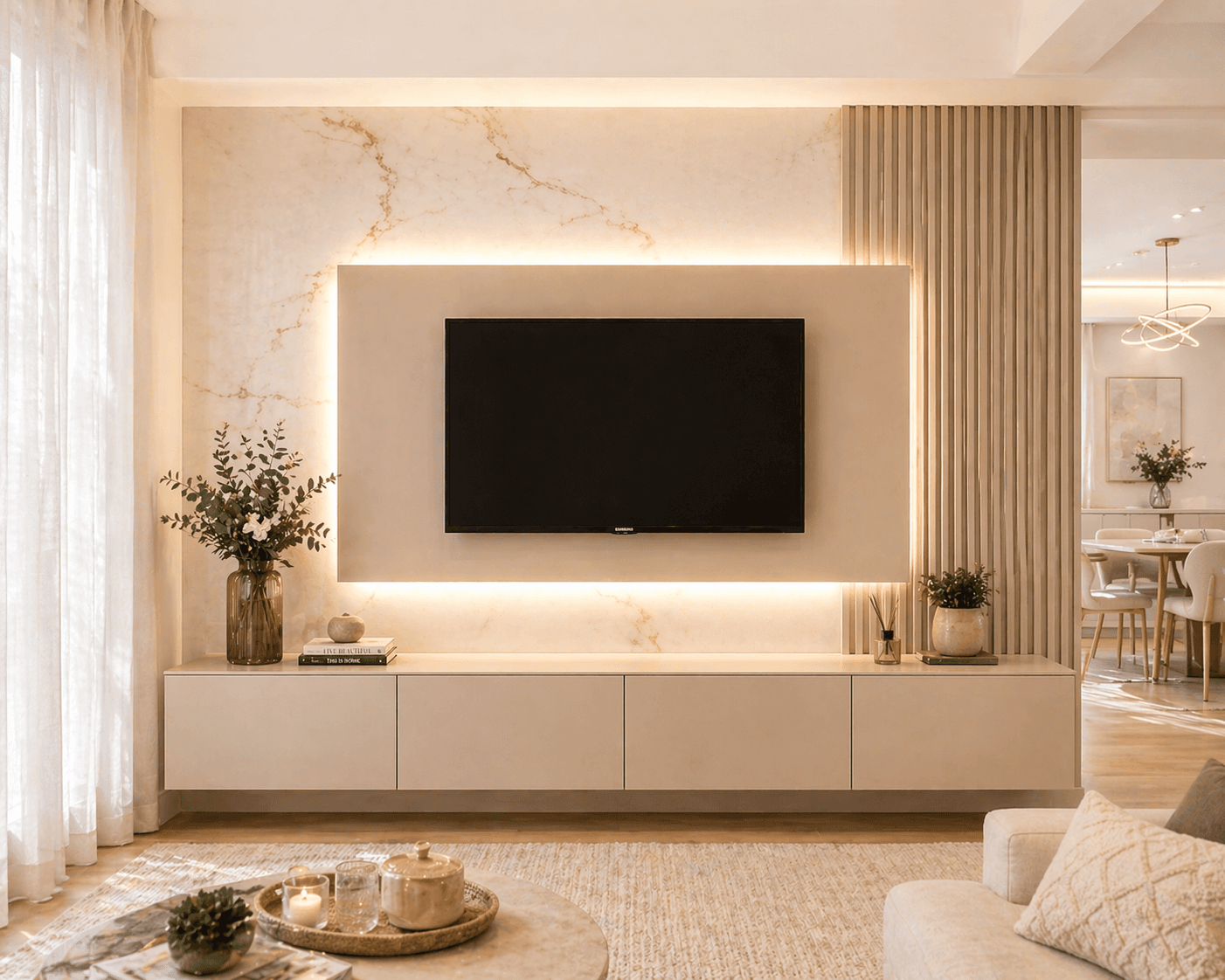 Habillage mural Soft Glow