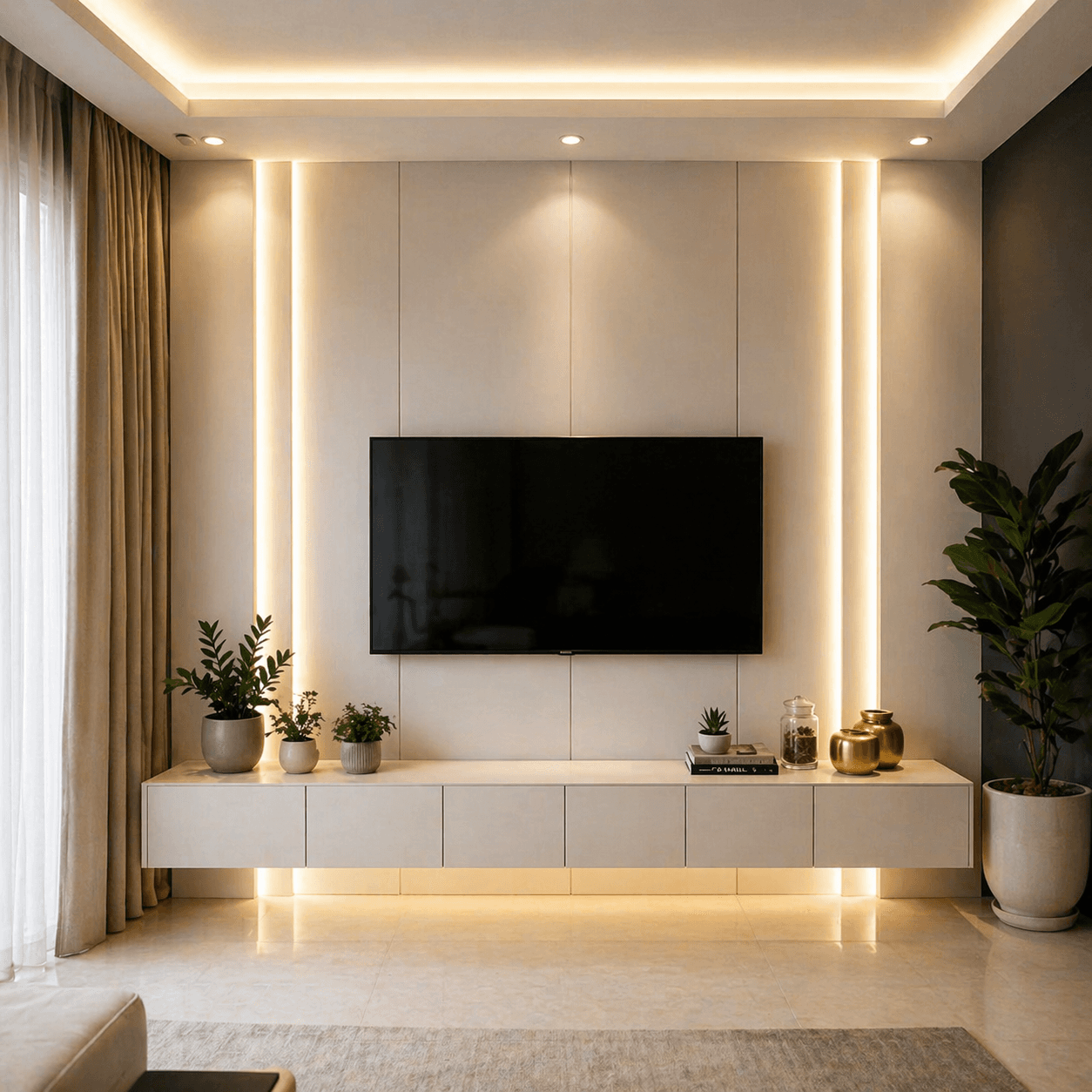 Habillage mural Light Line